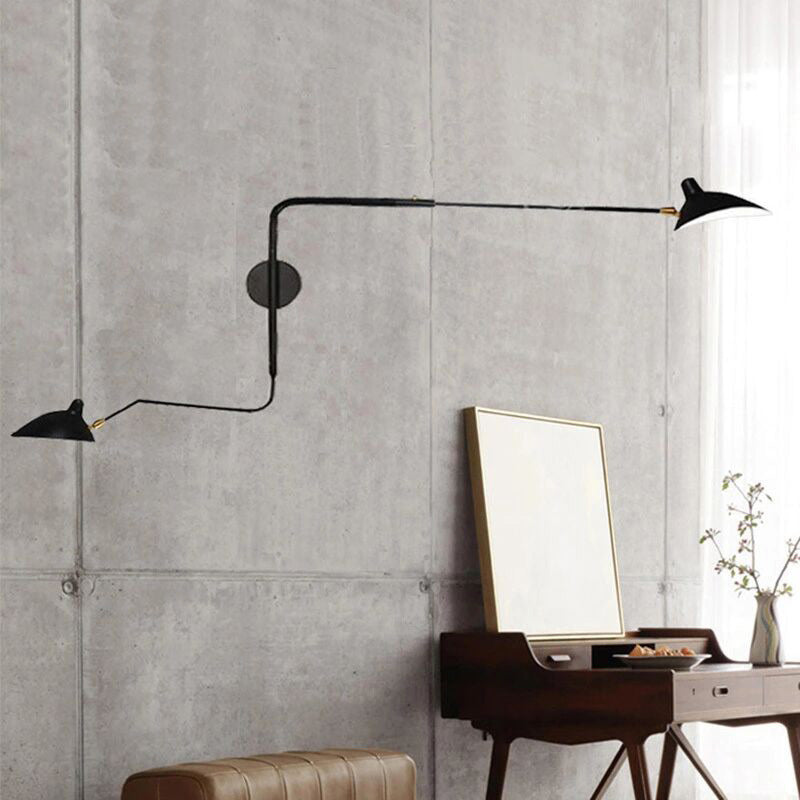 Creative Wall Lamp Personality Retro Long Arm Double-headed Wall Lamp