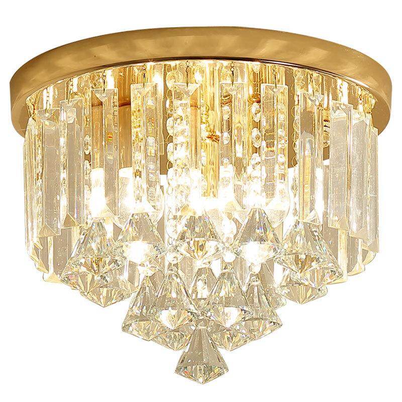 Nordic LED Crystal Pendant Lights Crystal Tree Branch Pendant Lamp For Living Room Kitchen Cafe Postmodern Led Tavan Aydinlatma