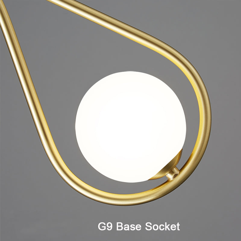 Indoor LED Cord Pendant Lights Chandelier Lamp for with G9 Corridor Nordic LED Hanging Lighting