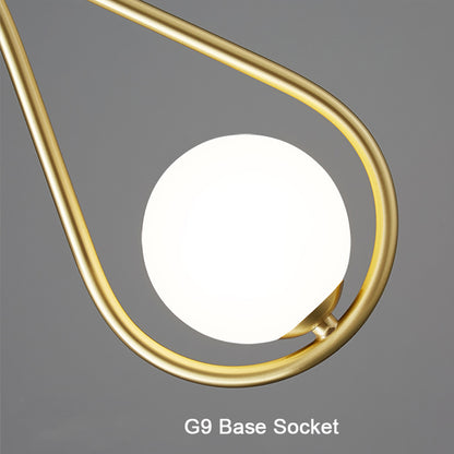Indoor LED Cord Pendant Lights Chandelier Lamp for with G9 Corridor Nordic LED Hanging Lighting