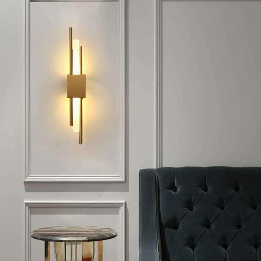 Modern Light Luxury Bedroom Copper Wall Lamp