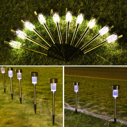 Solar Garden Light Lawn Lamps Outdoor Decoration Pathway Waterproof LED Solar Powered Lawn Light Street Landscape Yard Lamp