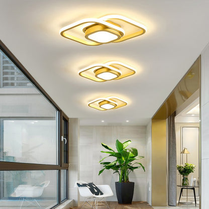 Modern LED Aisle Ceiling Light Minimalist ceiling Lamp Black White Lamp For Entryway Closet Cloakroom Led Ceiling Fixture Luster