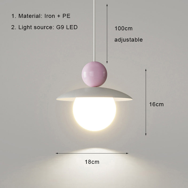 Nordic LED Pendant Light  Cream Style Modern Hanging Lamp Indoor Lighting Room Decor Chandeliers