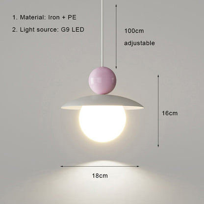 Nordic LED Pendant Light  Cream Style Modern Hanging Lamp Indoor Lighting Room Decor Chandeliers