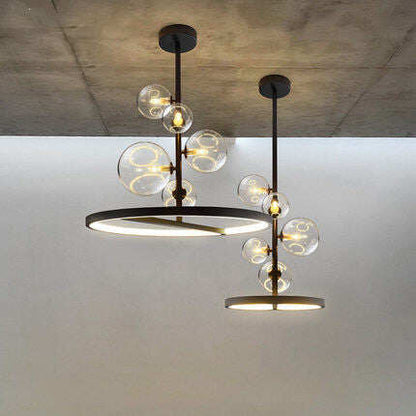 Restaurant Bubble Lamp Modern Magic Bean Bar Chandelier Dining Table Molecular Lamp