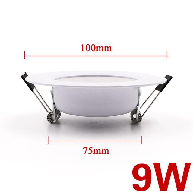 LED Downlight  Spot LED downlight Dimmable 5W 7W 9W 12W 15W Recessed in LED Ceiling Downlight Light Cold Warm white  Lamp