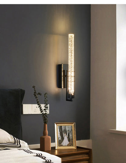 Modern Bubble Crystal Wall Lamps Indoor Lighting For Living Room Bedroom Study Background Wall Sconces Light
