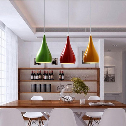 Kitchen Modern Simple Led Pendant Light For Dining Room Restaurant Lamp Aluminum Hanging Room Lamp Renovation Fixture Lampshade