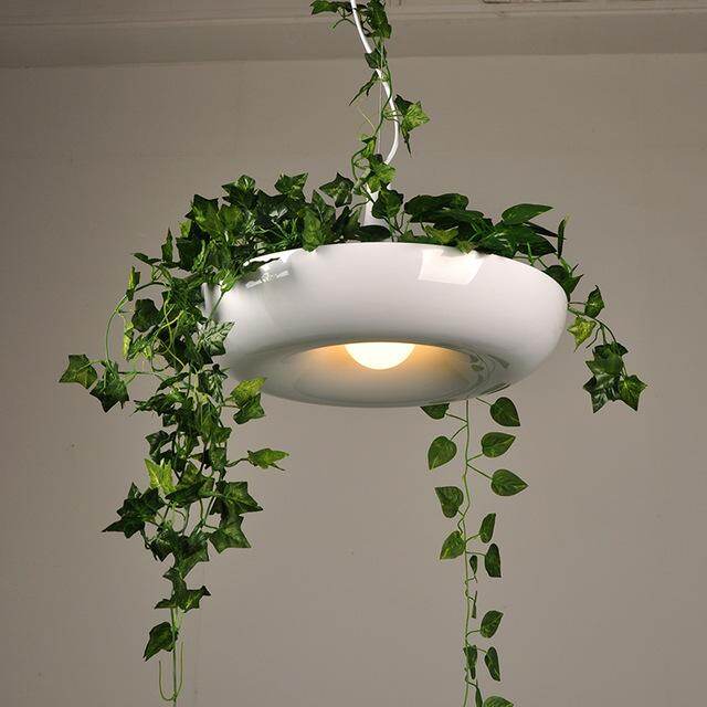 Nordic Plant Pendant Lights DIY Sky garden Led Lamp Flower Pot Hanging Lamp Dining Room Restaurant Lighting Fixtures Home Decor