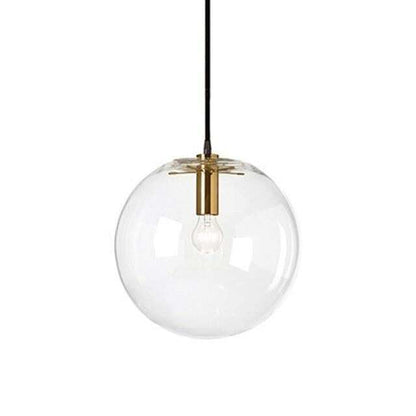 Nordic Modern Minimalist Glass Ball Pendant Lamp Single-head Restaurant Bar Pendant Light E27