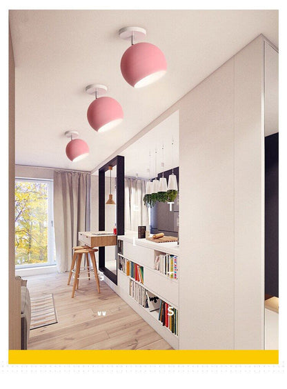 Novelty Indoor Lightings Colorful LED Pendant Lights Marca Lampshade The Corridor Porch Bedroom Dining Living Light Fixture