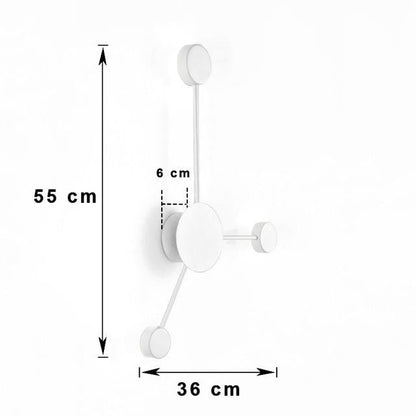Postmodern wall lamp simple led living room wall lamp bedroom bedside creative aisle hotel exhibition hall corridor lighting