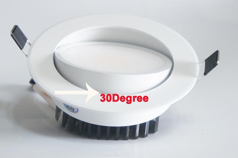 6w 9w 12w HKOSM Led Downlight White Body dimmable spot cob  Lighting Fixtures Recessed Down Lights Indoor Light