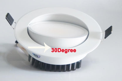 6w 9w 12w HKOSM Led Downlight White Body dimmable spot cob  Lighting Fixtures Recessed Down Lights Indoor Light