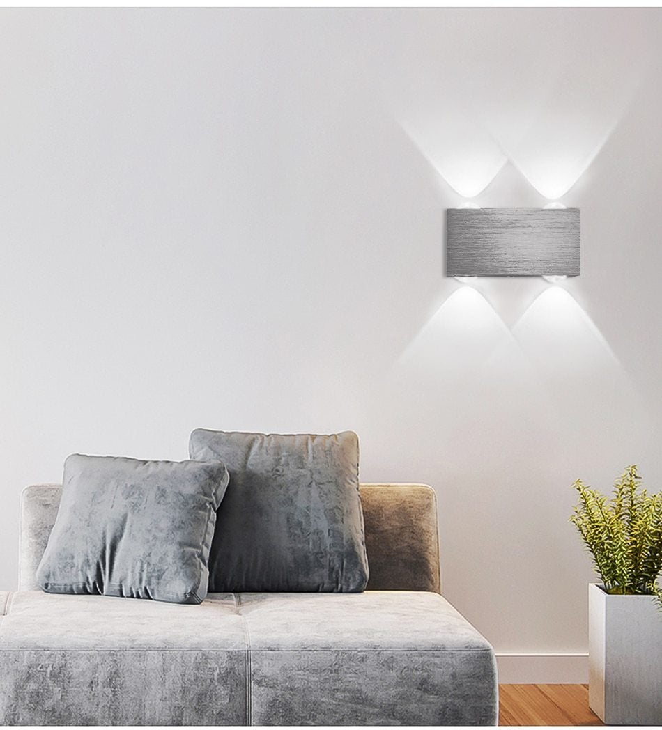 Led Wall Lamp Modern Sconce Stair Lighting Fixture Living Room Bedroom Bed Bedside Indoor Light Home Hallway Loft Irregular