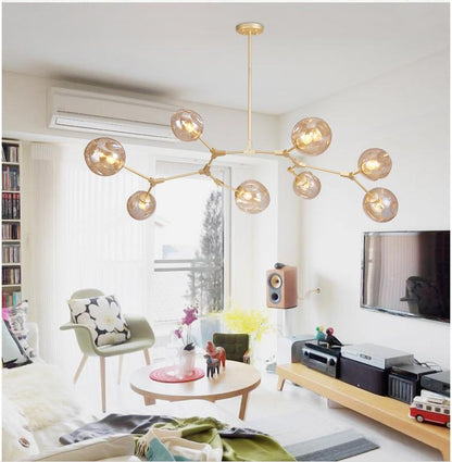 Modern Glass Pendant Light Nordic Dining Room Kitchen Light Designer Hanging Lamps Avize Lustre Lighting