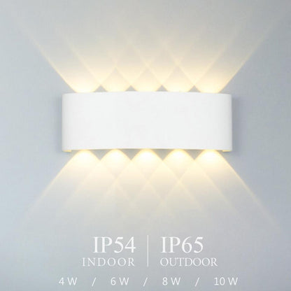 Nordic LED wall lamp Aluminum Waterproof outdoor wall lights for Porch/ /Garden /Bathroom light led luminaire 4W/6W/8W/10W /12W