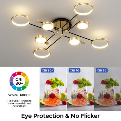LED Ceiling Hanging Chandelier Lighting Dimmable ceiling lamps Kitchen Dinng Living Room Pendant Light