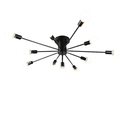 Black Retro Vintage Ceiling Lights kitchen Fixtures For Dining Living Room Coffee Restaurant Lamp Luminaire Indoor Home Lighting