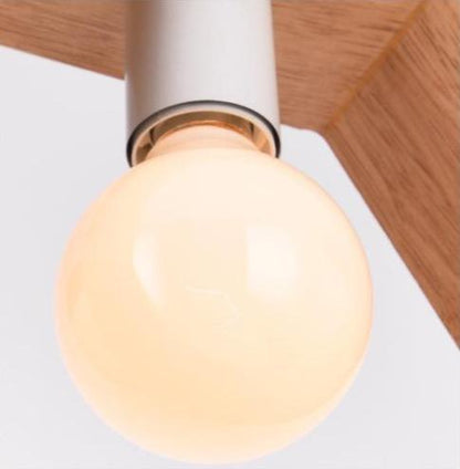 Simple Restaurant Chandelier Solid Wood Chandelier