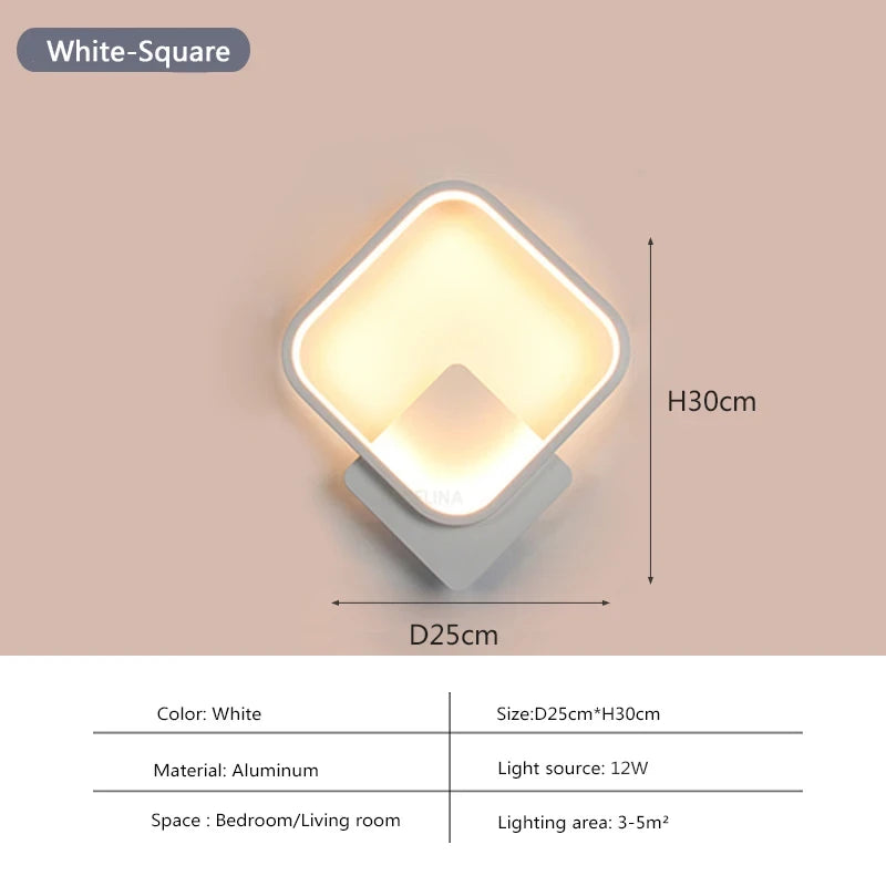 Modern LED Wall Lamp Nordic Wall Light Decor Fixture Minimalist Wall Sconce Led Illumination