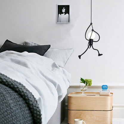 Creative Art Iron LED Pendant Lamp  Living Room Bedroom Aisle Corridor Lighting Cord Adjustable Hanging Lamp