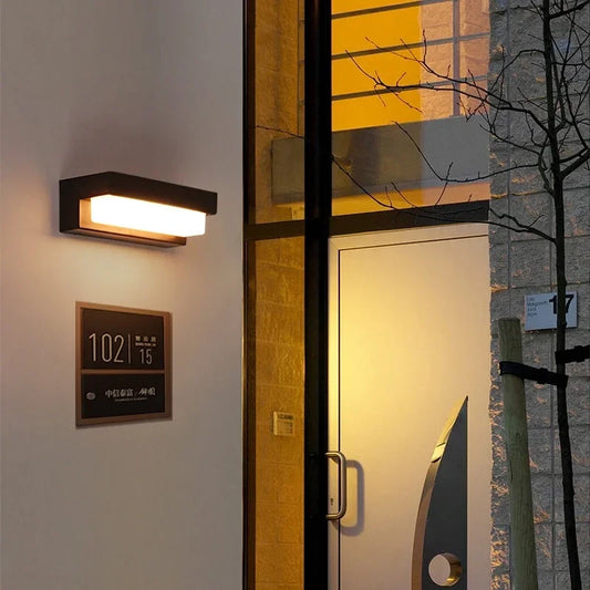 LED Outdoor Solar Wall Lights Waterproof Solar  Light Balcony Villa Doorway Courtyard Walled Lighting