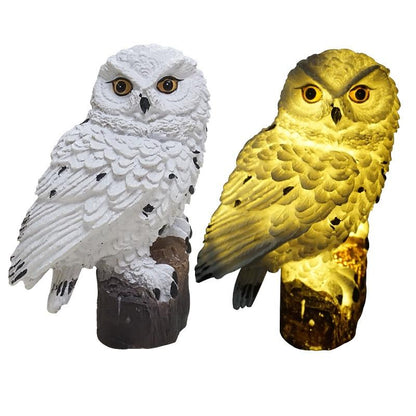 Solar power led garden light outdoor Waterproof energy panel lamp luz solar Owl lighting Path  Yard decoration for ping