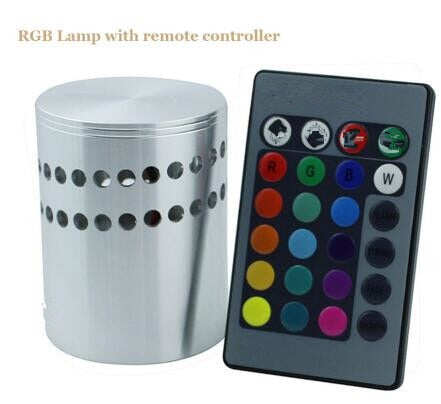 Modern LED Ceiling Light 3W RGB wall Sconce for Art Gallery Decoration Front Balcony lamp Porch light corridors Light Fixture