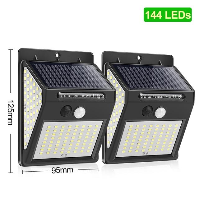 LED Solar Light Outdoor Solar Lamp PIR Motion Sensor Wall Light Waterproof Solar Powered Sunlight for Garden Decoration