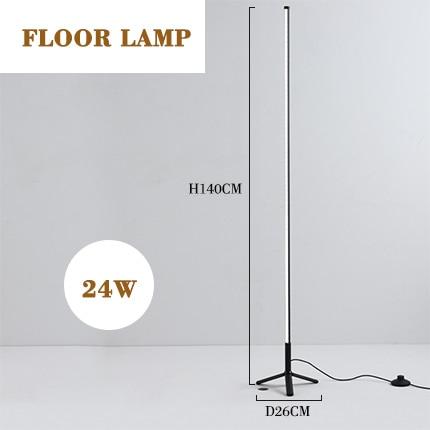 Modern LED Wall Lamp Long Hanging Lights Simple Nordic Living Room Sofa Background Wall Light Bedroom Bedside Floor Lamp