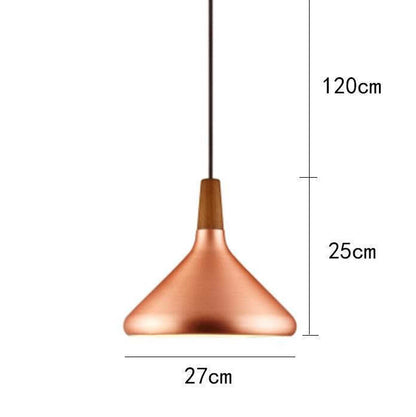 Brushed Gold/Silver Modern Pendant Lights Industrial  Kitchen Pendant Lamp Shade Light For Dining Room Kitchen Decoration
