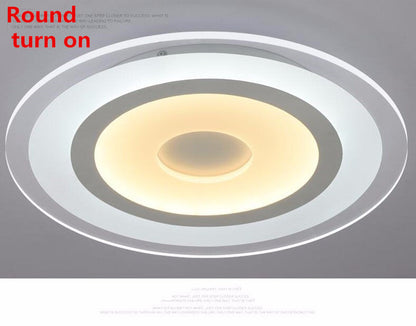 Modern Living Room Nodic Ceiling Lights LED Acrylie Flower Round Lamp Novelty Indoor Lighting Bedroom Light Fixture