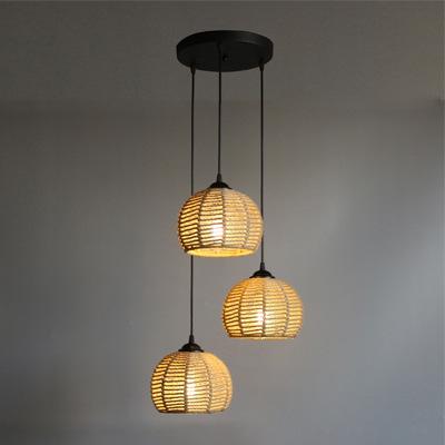 American Round Hemp Rope Chandelier