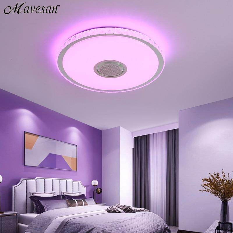 Music LED ceiling Lights RGB APP and Remote control ceiling lamp bedroom 25W 36W 52W living room light lampara de techo