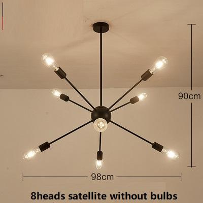 Vintage Industrial Loft Pendant Light 8/12/16/18 Heads Sputnik Pendant Lamp Restaurant Bar Lights
