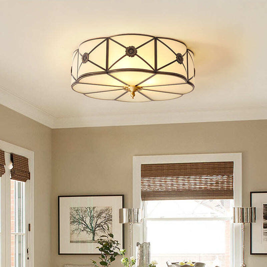Modern Copper Ceiling Lamp Bedroom Ceiling Light Living Room Ceiling Lights Dining Brass Lamp Lustre Foyer Lamp Ceiling Lamps