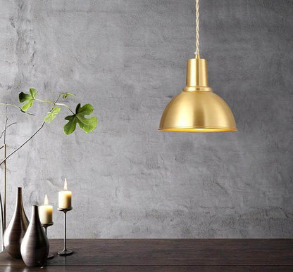 Nordic Copper LED Pendant Lights Bar Cafe Lights Ceiling For Restaurant Bedroom Living Room Industrial Lamp Modern Lampa Wiszaca