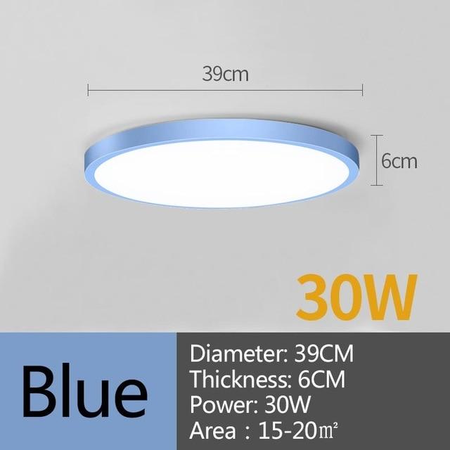 Led Ceiling Lamp Round LED Light 15W 20W 30W 50W Kitchen Luminaria Room Lights Modern Fixture Surface Mounted Home Lighting