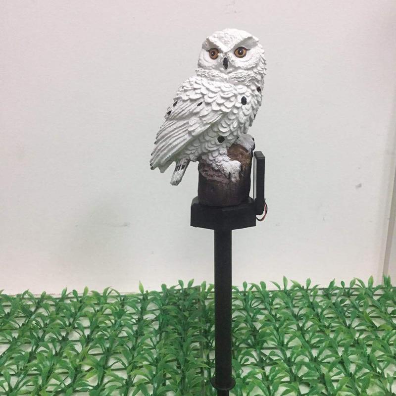 Led Solar Power Outdoor Garden Waterproof Owl Stake Lawn Light Exterior Night Lights Owl Shape Solar Powered Energia Lamp Xiaomi
