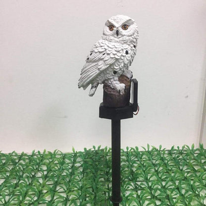 Led Solar Power Outdoor Garden Waterproof Owl Stake Lawn Light Exterior Night Lights Owl Shape Solar Powered Energia Lamp Xiaomi