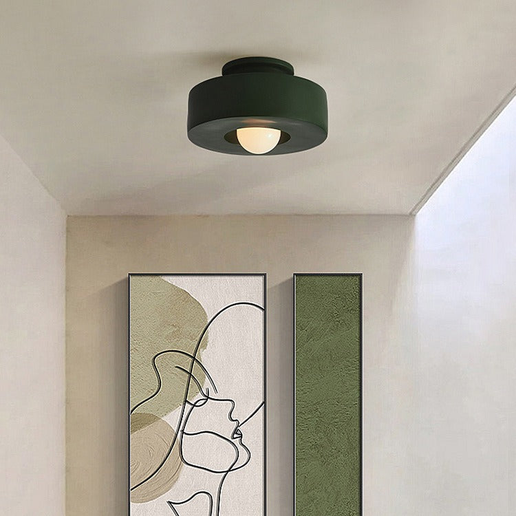 30CM Simple Ceiling Lamp Modern LED Resin Ceiling Light Porch Corridor Study Round Indoor bedroom ceiling Lighting