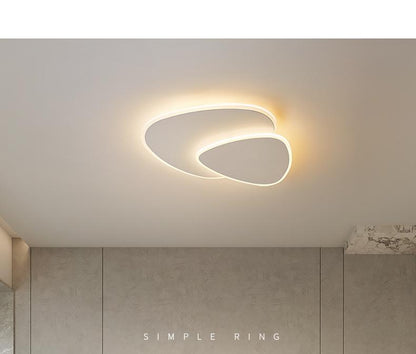 Minimalist Master Bedroom Lamp Nordic Room Lamp Modern Simple Creative Bedroom Master Lamp Triangular Pebble Ceiling Lamp