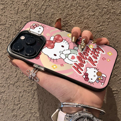 Cute Cartoon Sanrio Hello Kitty Cat Magsafe Wireless Charge Phone Case For iPhone 16 15 14 13 12 Pro Max Cover