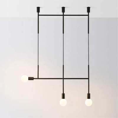 Modern Iron Pendant Light Northern Europe Creative Branches Hanging Lamp LOFT Luminarias Industrial Geometric Art Nordic Lamp