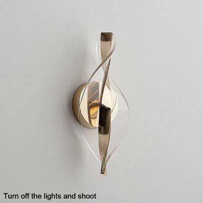 Nordic LED Wall Lamp  Living Room  Indoor Lighting Originality Lamps Modern LED Acrylic Bedside Wall Light
