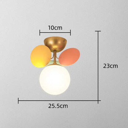 Bedroom Lamps Warm And Romantic Creative Online Celebrity Ins Petal Ceiling Lamp