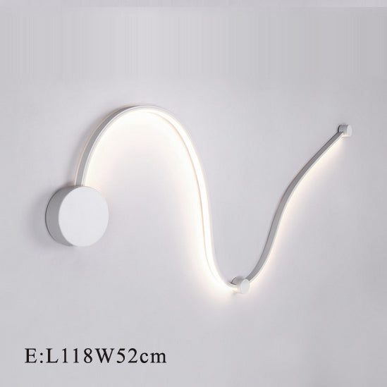 LED Postmodern Nordic Iron Aluminum Acrylic Belt LED Lamp LED Light Wall lamp Wall Light Wall Sconce For Store Bedroom Corridor