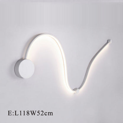 LED Postmodern Nordic Iron Aluminum Acrylic Belt LED Lamp LED Light Wall lamp Wall Light Wall Sconce For Store Bedroom Corridor